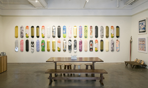 MAKE Skateboards Installation View MAKE Skateboards Installation View
