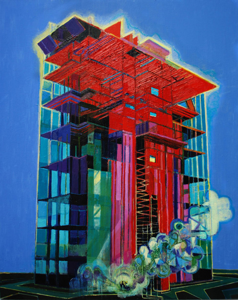 Simon McWilliams, Red Model, 2014 Simon McWilliams, Red Model, 2014