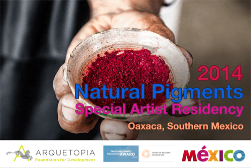 Natural Pigments Special Instructional Artist Residency 2014 – Oaxaca Natural Pigments Special Instructional Artist Residency 2014 – Oaxaca