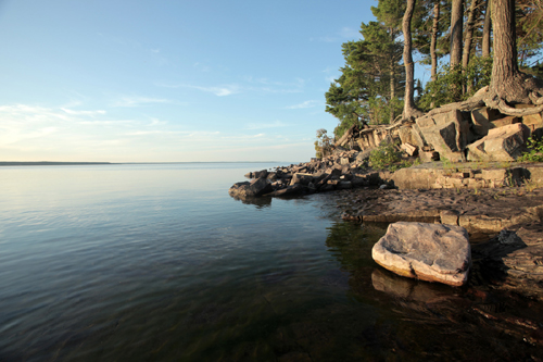 Rabbit Island coastline