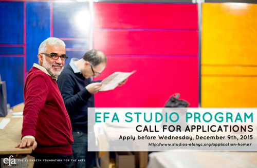 EFA Studios - Call For 2016 New Membership 