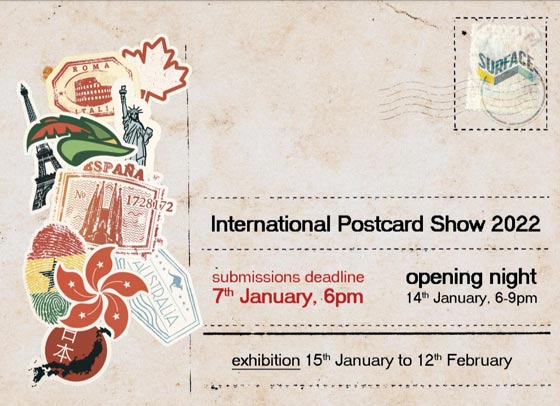 Surface Gallery International Postcard Show 2022