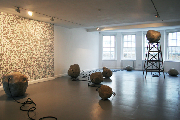 Richard Ducker: HUM, Installation view Angus-Hughes Gallery, London Richard Ducker: HUM, Installation view Angus-Hughes Gallery, London