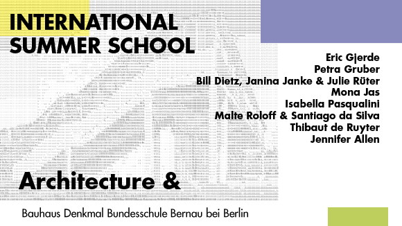 International Summer School International Summer School