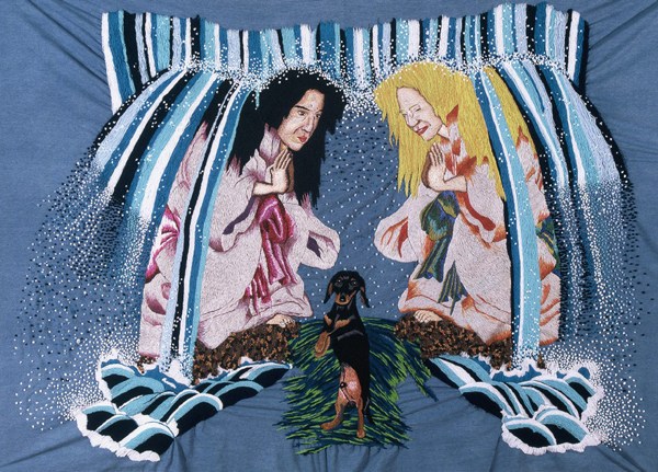 Brujas protectoras, 2006 Bordado a mano Brujas protectoras, 2006 Bordado a mano