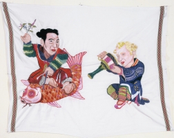 Chinitos Kids, 2005, Bordado a mano Chinitos Kids, 2005, Bordado a mano