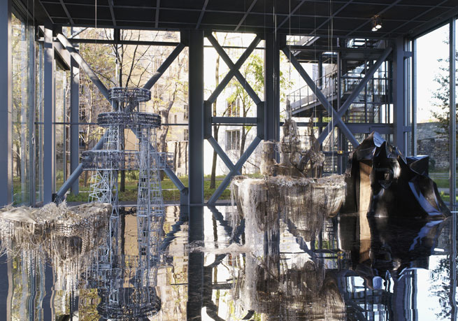 Installation View, Lee Bul,  On Every New Shadow <br class=