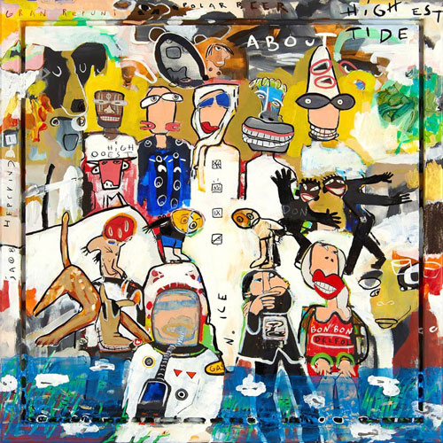 about highest tide - 85x85cm - COP15 Copenhagen<br class=