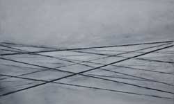 oil charcoal and graphite on canvas. 80 x 100 cm. 