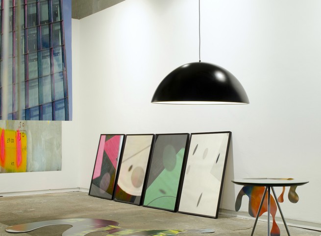 A.M. Hanson. A Distant, Darkened Lobby<br class=