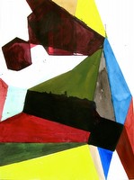 Oneida, 2010, Watercolor on Paper, 24 x 18 inches