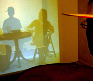 Installation: "Shadow Dinner" mixed media
