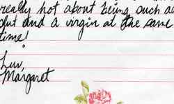 Image 4: Margeret response to Peter Image 4: Margeret response to Peter