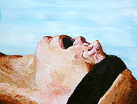 Ex,92x70nches, 36x28cm, 2007, Oil on Canvas