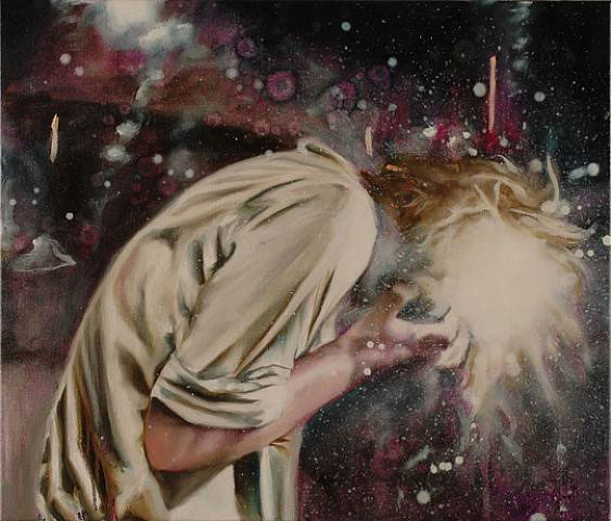 Till Gerhard, Totale Erleuchtung, 2008 <br/>Oil on Canvas, 60 x 70 cm<br/>Image � Till Gerhard, Courtesy Low Contemporary, Gstaad, Switzerland<br/>