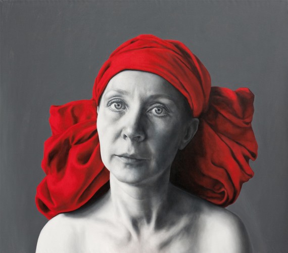 TRINITY, Dark Angel - Doleful<br/>oil on linen<br/>165/190cm, 2011<br/>