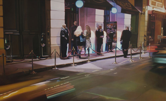 Kate Waters, The Untouchables<br/>Oil on canvas / 2010 / 135 x 220 cm<br/>Image � Kate Waters, courtesy Galerie Voss, D�sseldorf <br/>