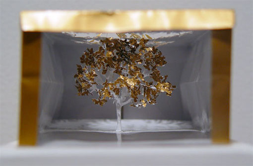 Yuken Teruya<br/>Notice Forest, 2003<br/>paper bag, 10 x 15 x 30,5 cm<br/>