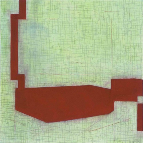 Geometries of Flow D11, 2013<br/>Oil on Mylar<br/>24 x 24 inches, 61 x 61 centimeters<br/>
